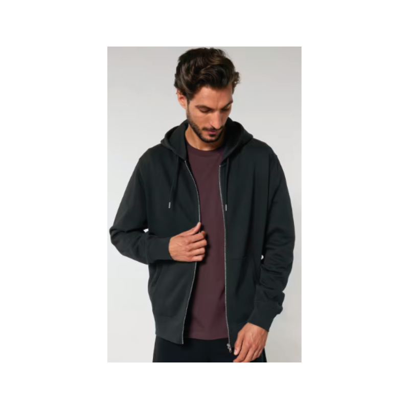 HOODIE z zadrgo unisex Cultivator ST003-01 - klasični kroj