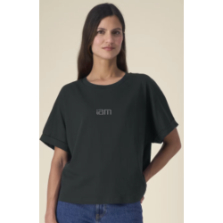 MAJICA ženska Collider ST005-01 sivi logo - široki kroj